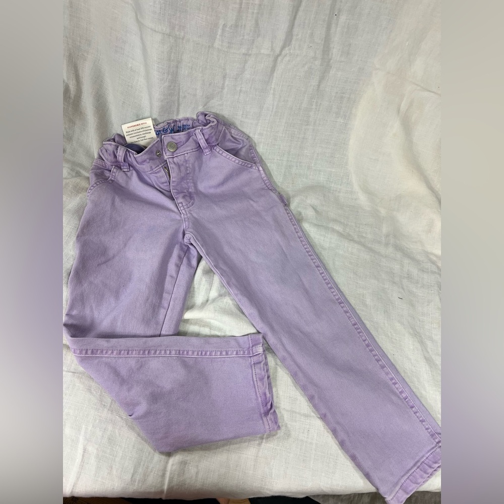 Purple adjustable waist jeans - Picture 8 of 10